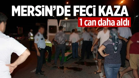 Mersin'de Trafik Kazası 1 Ölü