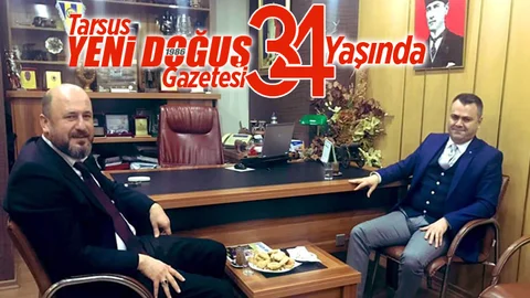 Tarsus Yeni Doğuş Gazetesi 34.'üncü Yaşına Giriyor
