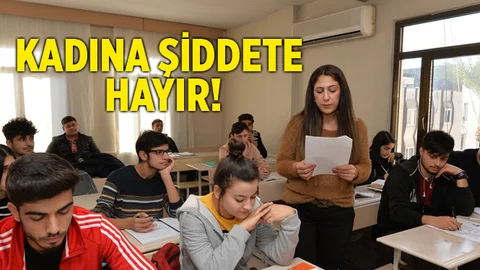 8 İlçedeki Aynı Anda "Kadına Şiddete Hayır" Bildirisi Okundu
