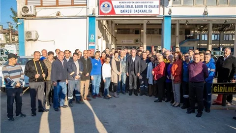 Başkan Seçer, Makina İkmal Sahası’nda İncelemelerde Bulundu