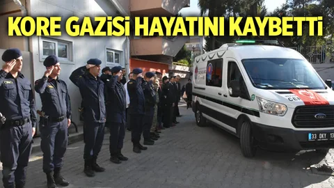 Kore Gazisi Mersin'de Hayatını Kaybetti