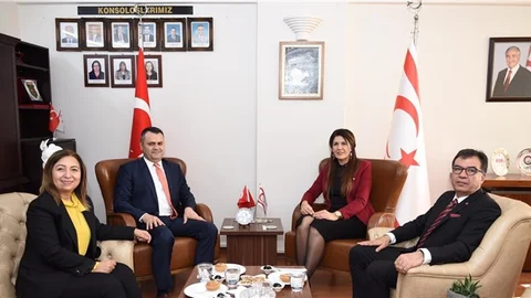 KKTC Mersin Başkonsolosu Mendeli’ye ziyaret