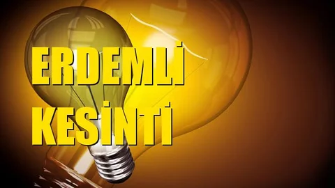 Erdemli Elektrik Kesintisi 21 Aralık Cumartesi