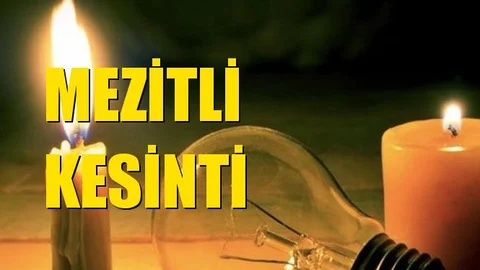 Mezitli Elektrik Kesintisi 21 Aralık Cumartesi