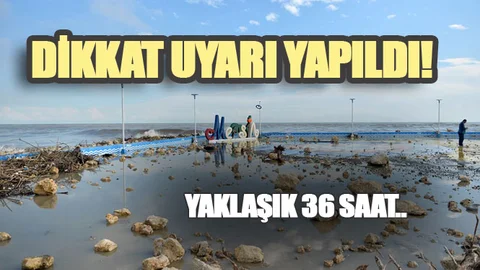 Mersin ve Antalya İçin Sağanak Yağış Uyarısı!