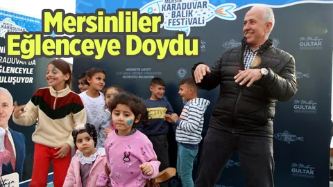Mersinliler Karaduvar Balık Festivali'nde Eğlenceye Doydu