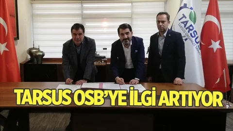Tarsus Organize Sanayi Bölgesine İlgi Artıyor