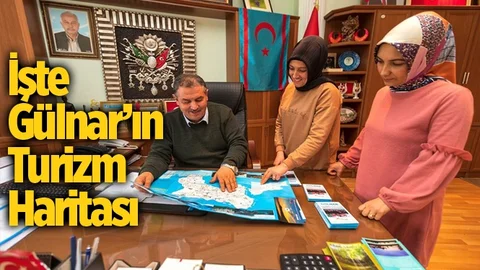 Gülnar Turizm Haritası Hazırlandı