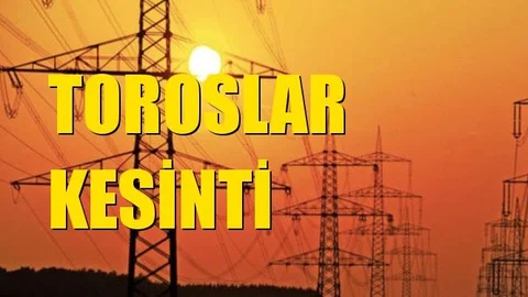 Toroslar Elektrik Kesintisi 26 Aralık Perşembe