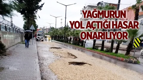 Akdeniz’de Yağmurun Verdiği Hasar Onarılıyor