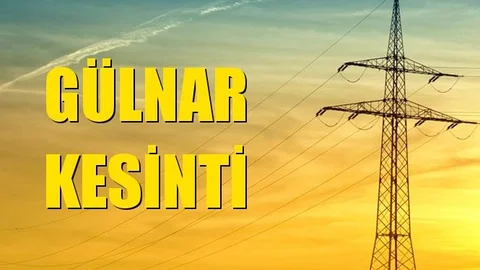 Gülnar Elektrik Kesintisi 30 Aralık Pazartesi