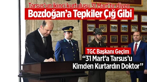 Tarsus Belediye Başkanı Haluk Bozdoğan'a Tepkiler Çığ Gibi