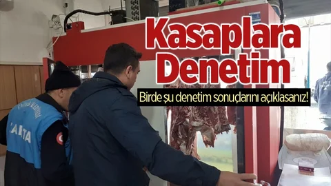 Mersin'de Kasaplara Denetim