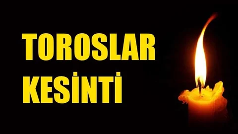 Toroslar Elektrik Kesintisi 02 Ocak Perşembe