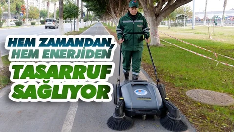 Park ve Bahçeler’de Yeni Nesil Süpürge