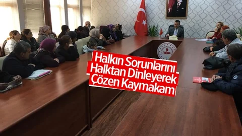 Tarsus Kaymakamlığının Halk Günü Toplantıları Takdir Topluyor