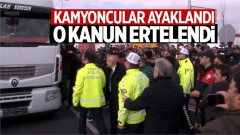 Kamyoncuların Eylemi Sonuç Verdi.