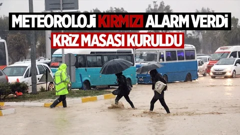 Mersin'de Kriz Masası Kuruldu