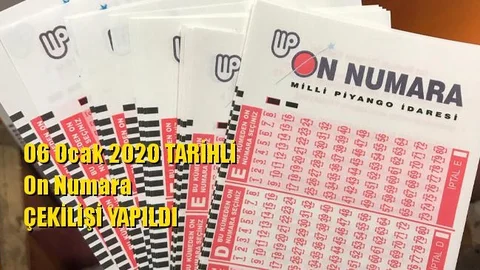 06 Ocak 2020 On Numara Sonuçları