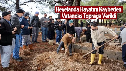 Mersin'deki Heyelanda Hayatını Kaybeden Vatandaş Toprağa Verildi