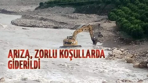 Su Arızası Zor Şartlarda Giderildi