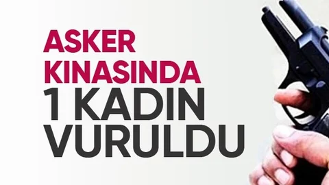 Asker Kınasında Havaya Açılan Ateş Sonucu 1 Kişi Yaralandı