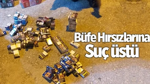 Mersin'de Büfeyi Soymaya Çalışan 2 Kişi Suç Üstü Yakalandı