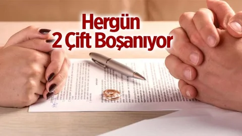 Mersin'de Her Gün 2 Çift Boşanıyor