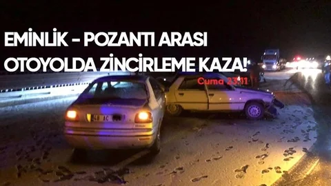 Otoyolda Trafik Kazası