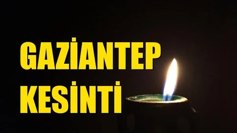 Gaziantep Elektrik Kesintisi 19 Ocak Pazar