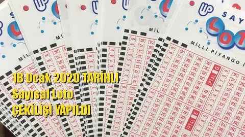 18 Ocak 2020 Sayısal Loto Sonuçları