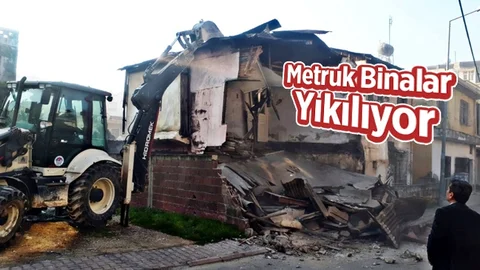 Can Güvenliğini Tehdit Eden Metruk Yapılar Yıkılıyor