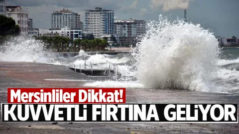 Meteorolojiden Kuvvetli Fırtına Uyarısı
