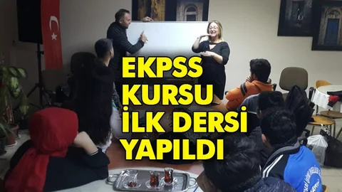 İşitme Engellilere Yönelik EKPSS Kursu Başladı