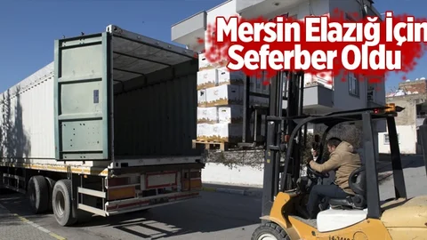 Mersin, Elazığ İçin Seferber Oldu!