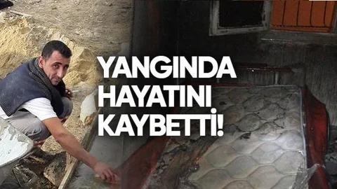 35 Yaşındaki Adam Yangında Hayatını Kaybetti