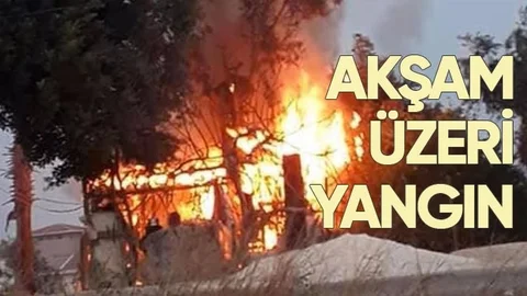 Çatma Evde Yangın!