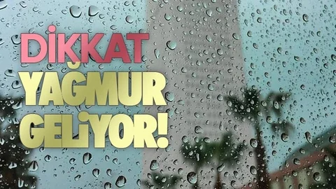 Mersin'in Bazı Bölgelerinde Salı Günü İtibari İle Yağmur Bekleniyor!