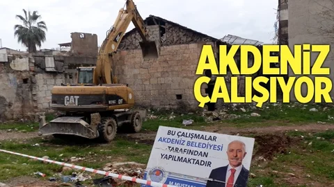 Akdeniz Belediyesi Çalışıyor