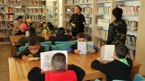 TEGV Öğrencileri Büyükşehir Kütüphanesi İle Tanıştı