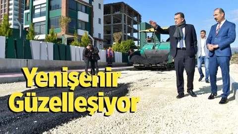 Yenişehir’de Asfalt Çalışmaları Sürüyor