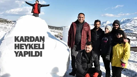 TOGG'u Kardan Heykeli Yapıldı