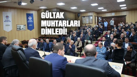 Başkan Gültak Muhtarları Dinledi