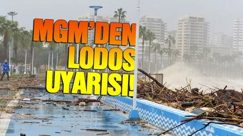 Akdeniz'e Fırtına Uyarısı!