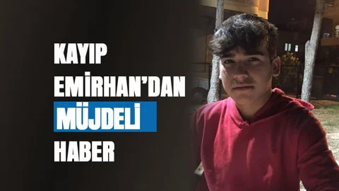 Kayıp Gençten Müjdeli Haber