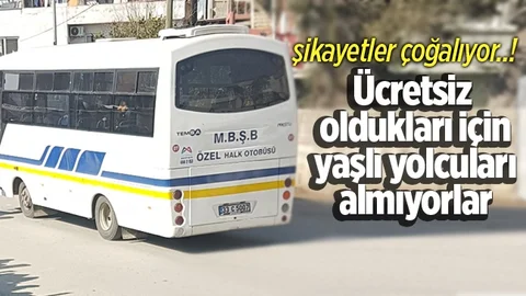 Mersin'de 65 Yaş Üstü Vatandaşları Otobüslere Almıyor İddiası