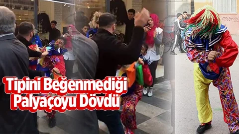 Palyaçoyu Tipini Beğenmediği İçin Dövdü