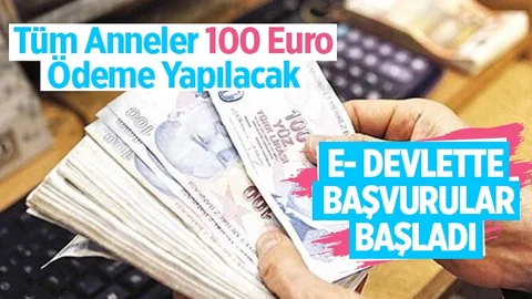 Bütün Annelere 100 Euro Ödeme Yapılacak!
