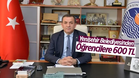 Yenişehir Belediyesinden Öğrencilere 600 TL Yardım