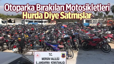Otoparka Bırakılan Motosikletleri Hurda Diye Satmışlar